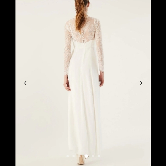 Size 6 (M) Ivy & Oak  white lace bridal dress - Picture 10 of 10